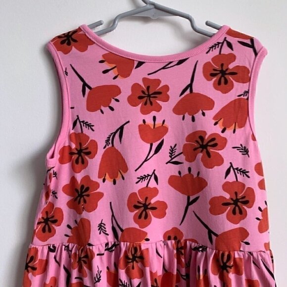 NWOT Hanna Andersson Sleeveless Print Pocket Girl Dress, 10 Years - Picture 7 of 10